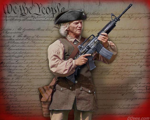 Founding Fathers Militia had the equivalent of the
M16